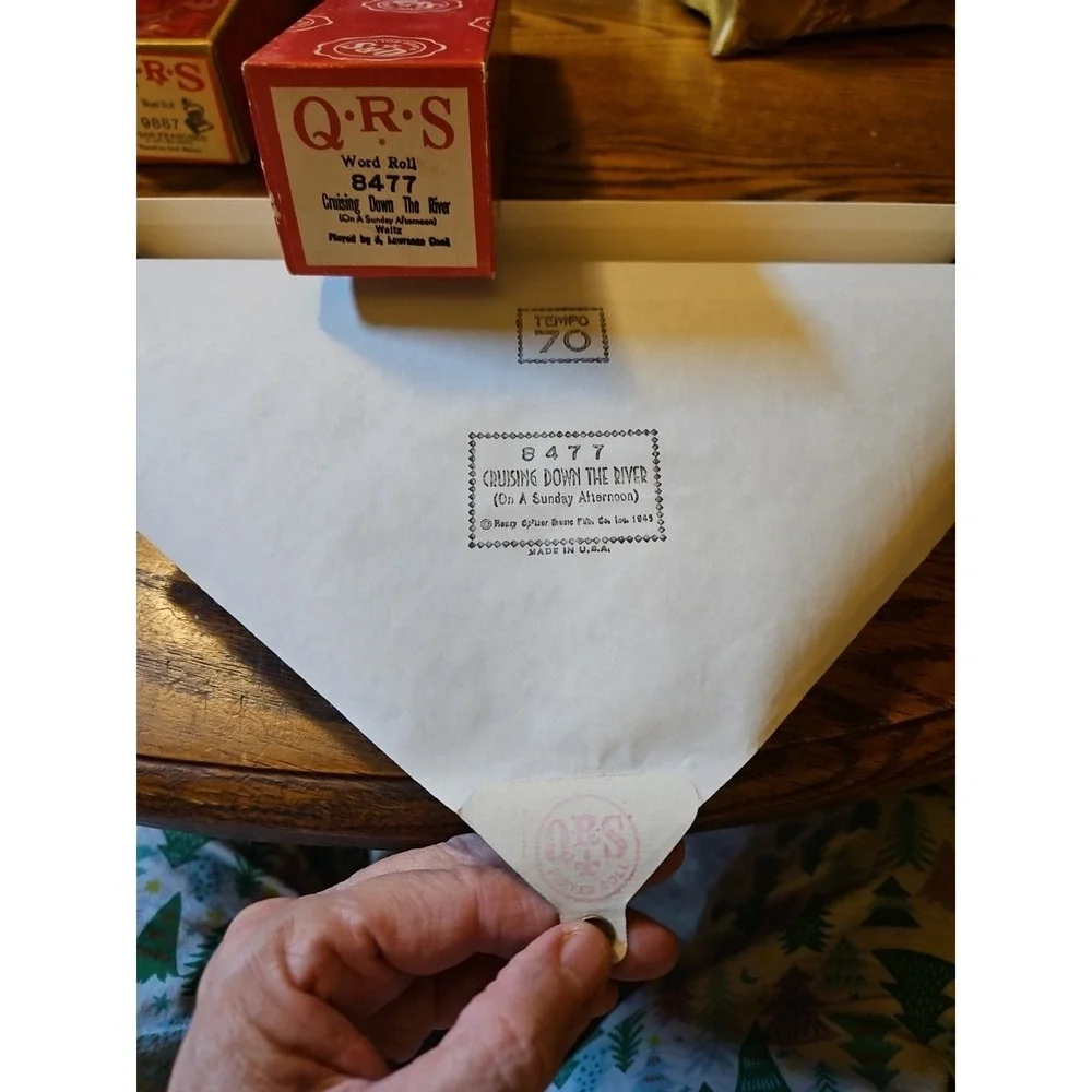 Lot of 14 Vintage QRS Player Piano Rolls